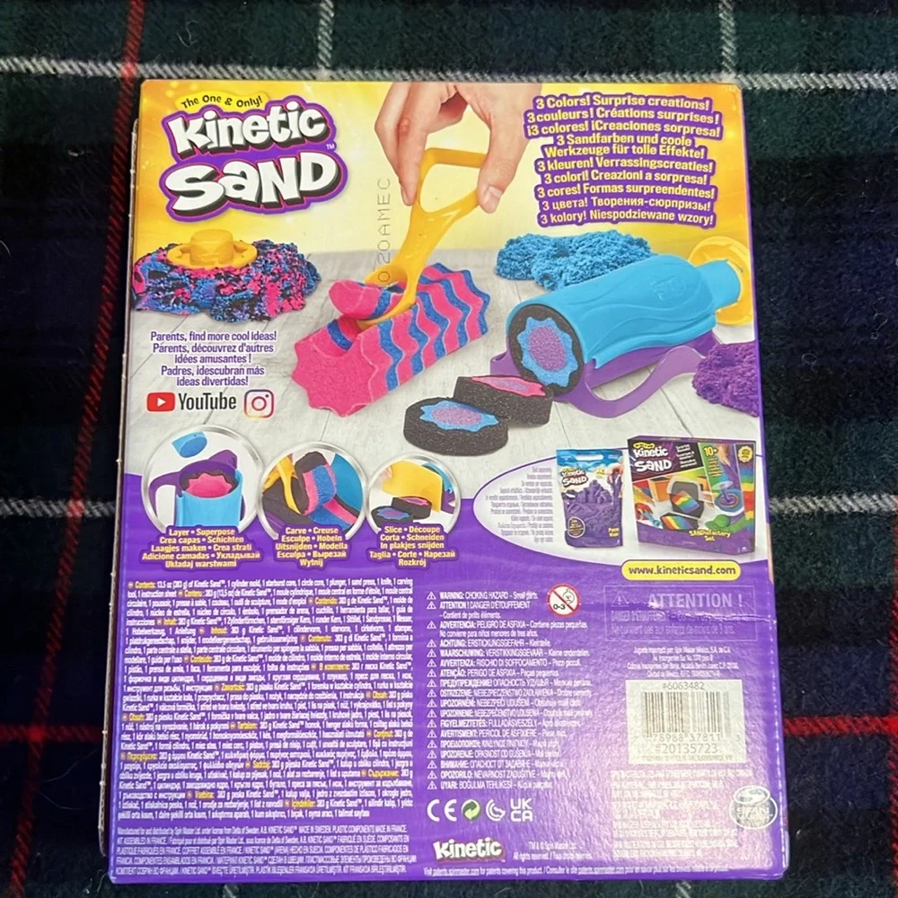 Slice N' Surprise Kinetic Sand Set - Multicolor-NIB